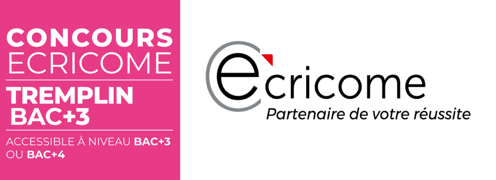 Logo Concours ECRICOME 2026 Tremplin bac+3