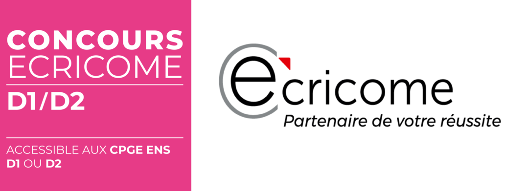 Logo Concours ECRICOME 2026 D1/D2