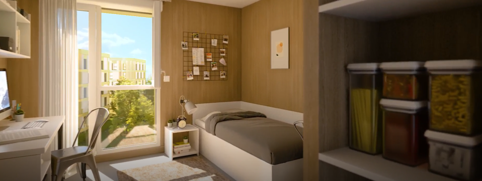 Room in the Rennes School of Business student residence